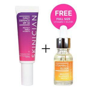 Skinician Daily Defence SPF 50 & FREE Vitamin C Elixir